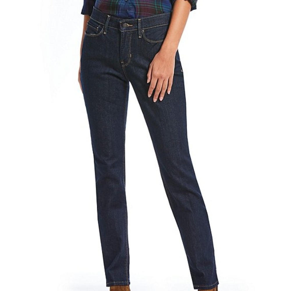 Levi’s Perfect Waist jeans. Very flattering